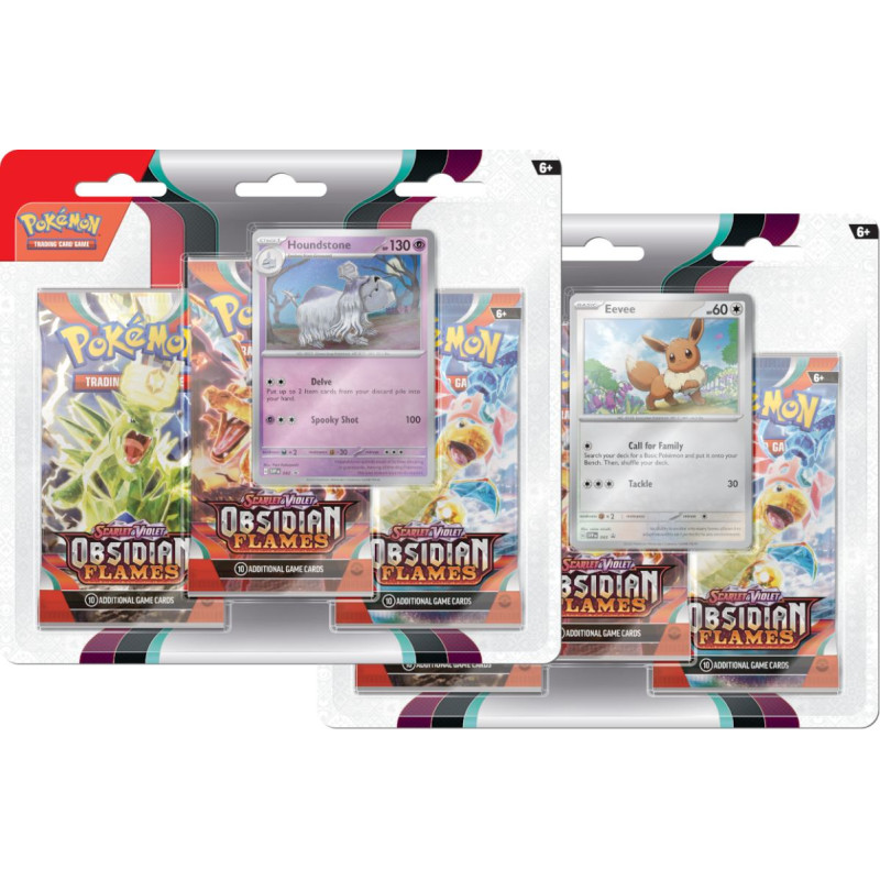 Pokemon TCG Scarlet & Violet - Obsidian Flames - 3-pack blister box (24)