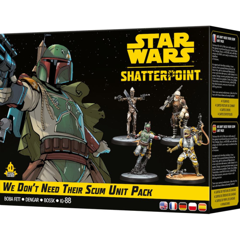 Star Wars: Shatterpoint - We Don't Need Their Scum (Boba Fett Squad Pack)