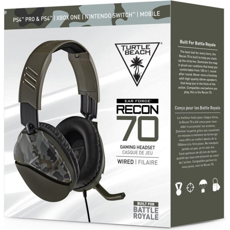 Turtle Beach Recon 70P Green Camo PS4, PS5