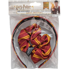 Cinereplicas Harry Potter Hair Headband scrunchy bow Set of 2 - CLASSIC - Gryffindo