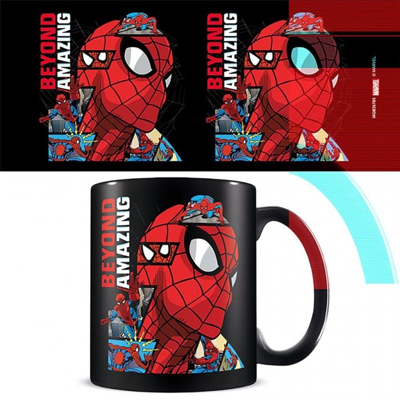 Pyramid Mug Spider-Man (60 Years) Black