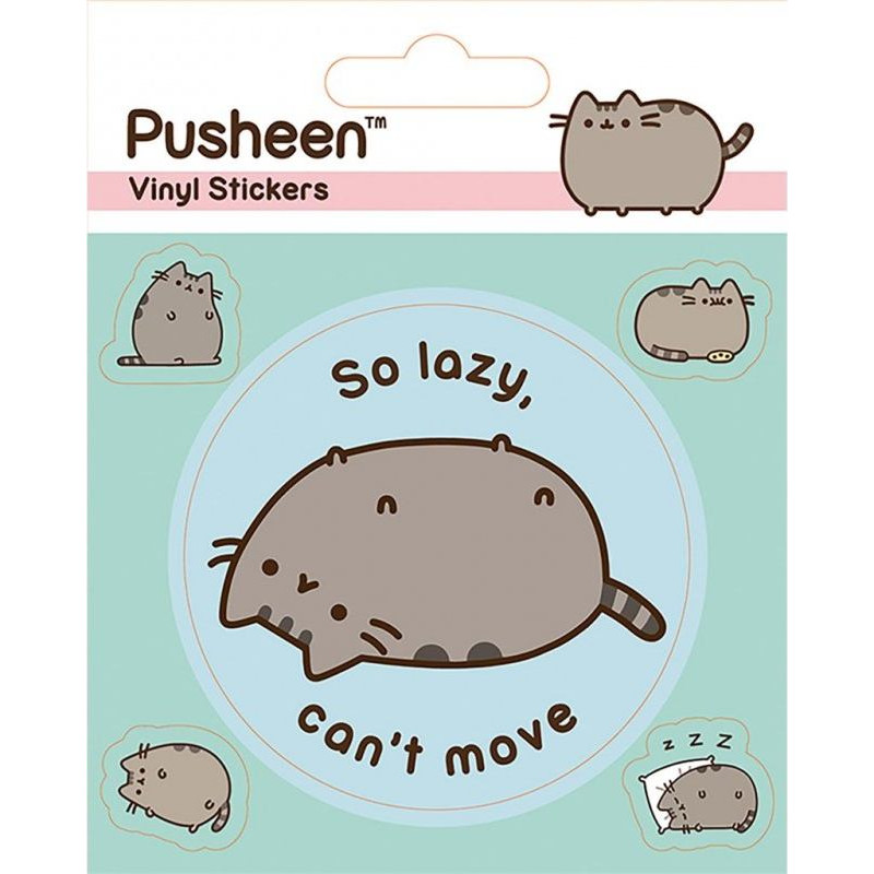 Pyramid Vinyl Sticker Pusheen (Lazy)