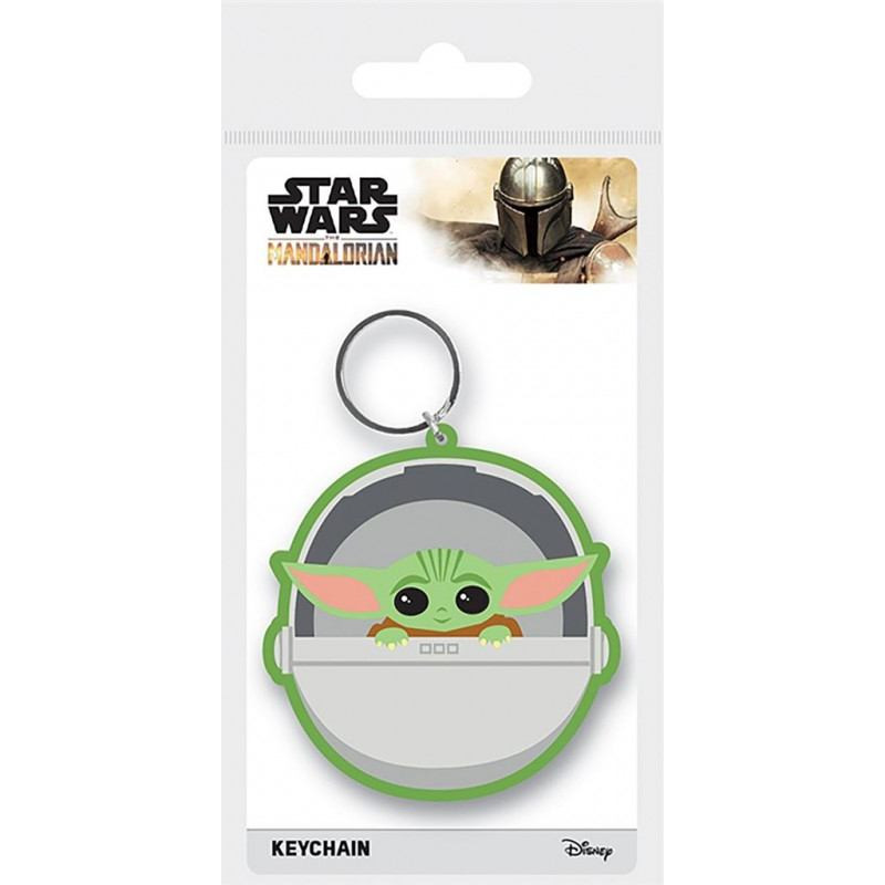 Pyramid CDU Rubber Keychain Star Wars: The Mandalorian (The Child)