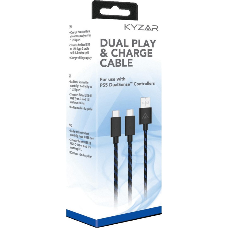 Venom Kyzar Play and charge cable PS5