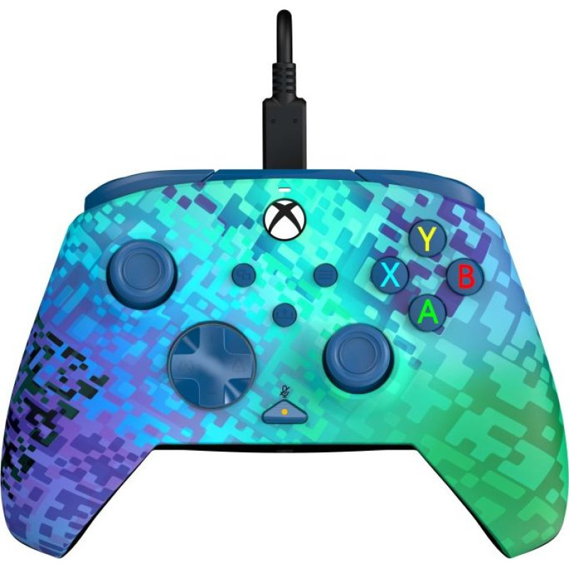 PDP Rematch Wired Controller - Glitch Green PC, Xbox One, Xbox Series X