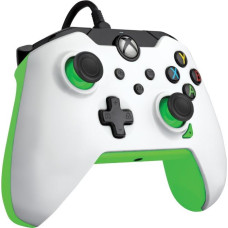 PDP Gaming Wired Controller - Neon White PC, Xbox One, Xbox Series X