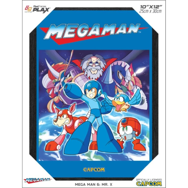 Pixel Frames Plax Mega Man Mr X