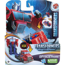 Hasbro Transformers: Earthspark 1-Step Flip Changer - Optimus Prime Action Figure (F6716)