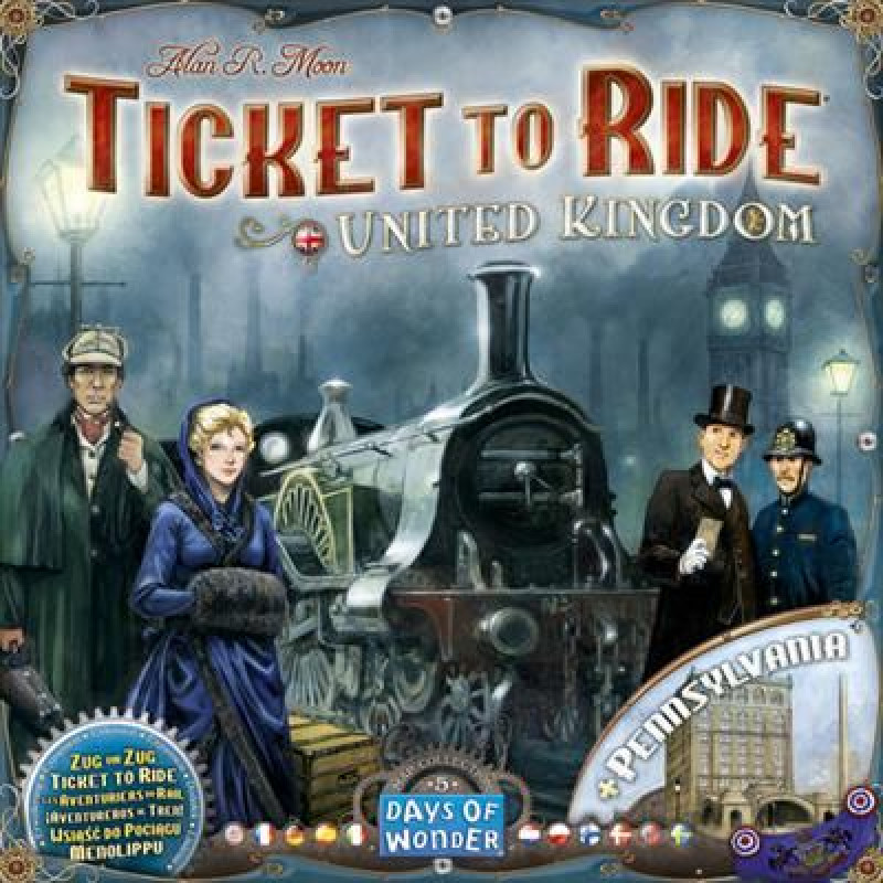 Galda spēle Ticket to Ride - Map Collection 5 United Kingdom + Pennsylvania