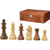 Philos Chess pieces Sigismund, king height 83 mm, in wooden box šaha figūras 2064