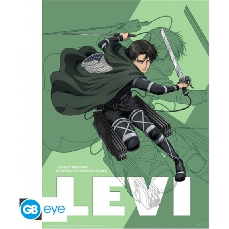 Abysse : Attack On Titan - S4 Levi Chibi Poster (52X38) (GBYDCO052)