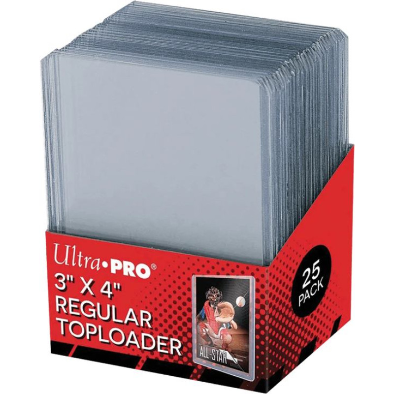 Ultra Pro 3x4 inch Regular Toploader - 25 Pack
