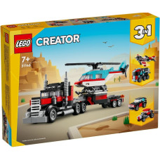 Lego ® Creator: Flatbed Truck with Helicopter Toy (31146)