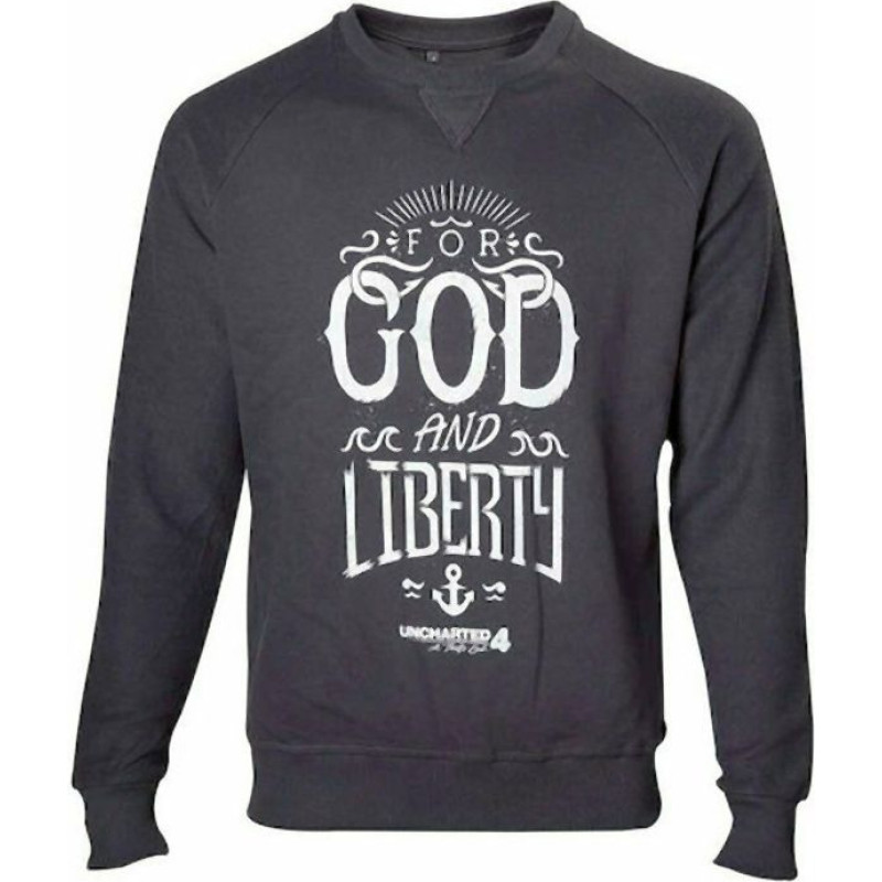 Bioworld Europe DIFUZED UNCHARTED 4 - FOR GOD AND LIBERTY SWEATER - SIZE M (SW302030UNC-M)