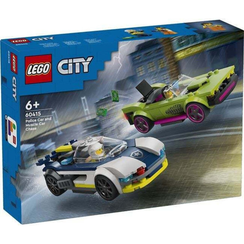 Lego ® City: Police Car and Muscle Car Chase Set (60415)