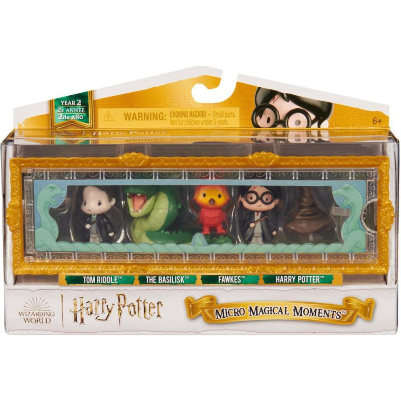 Spin Master Harry Potter: Micro Magical Moments - Tom Riddle/The Basilisk/Fawkes/Harry Potter Mini Figures 5Pack (6068622)