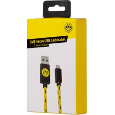 PS4, Xbox One, Mobile Phone Micro USB charging cable BVB Borussia 3m lādēšanas vads