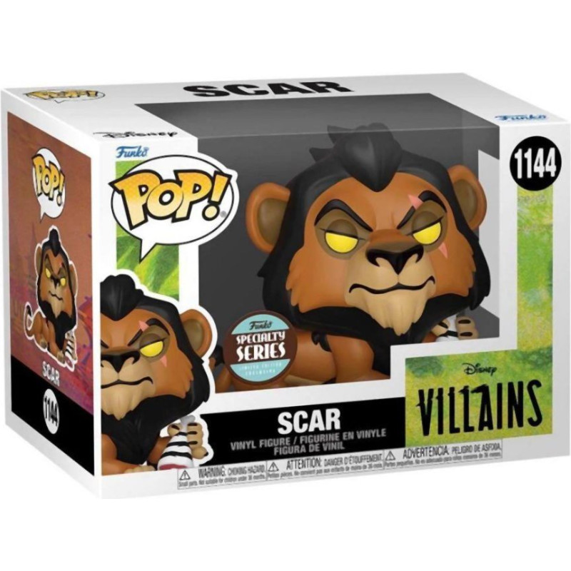 Funko Pop! Disney Villains: Lion King - Scar (with Meat) (Specialty Series Limited Edition) #1144 Vinyl Figure