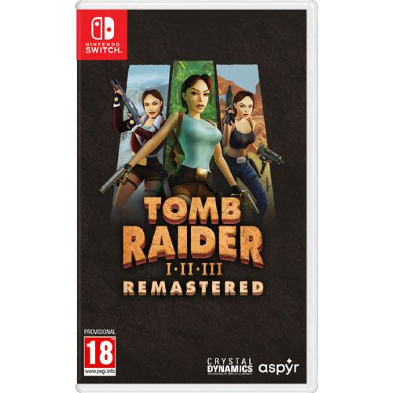 Aspyr NSW Tomb Raider I-III (1-3) Remastered Nintendo Switch video spēle