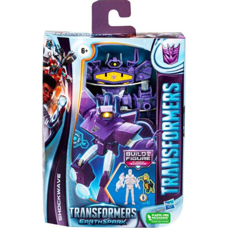 Hasbro Transformers: Earthspark - Shockwave Deluxe Class Action Figure (F6736)