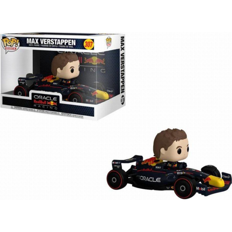 Funko Pop! Rides Super Deluxe: Formula 1 Oracle Red Bull Racing - Max Verstappen #307 Vinyl Figure