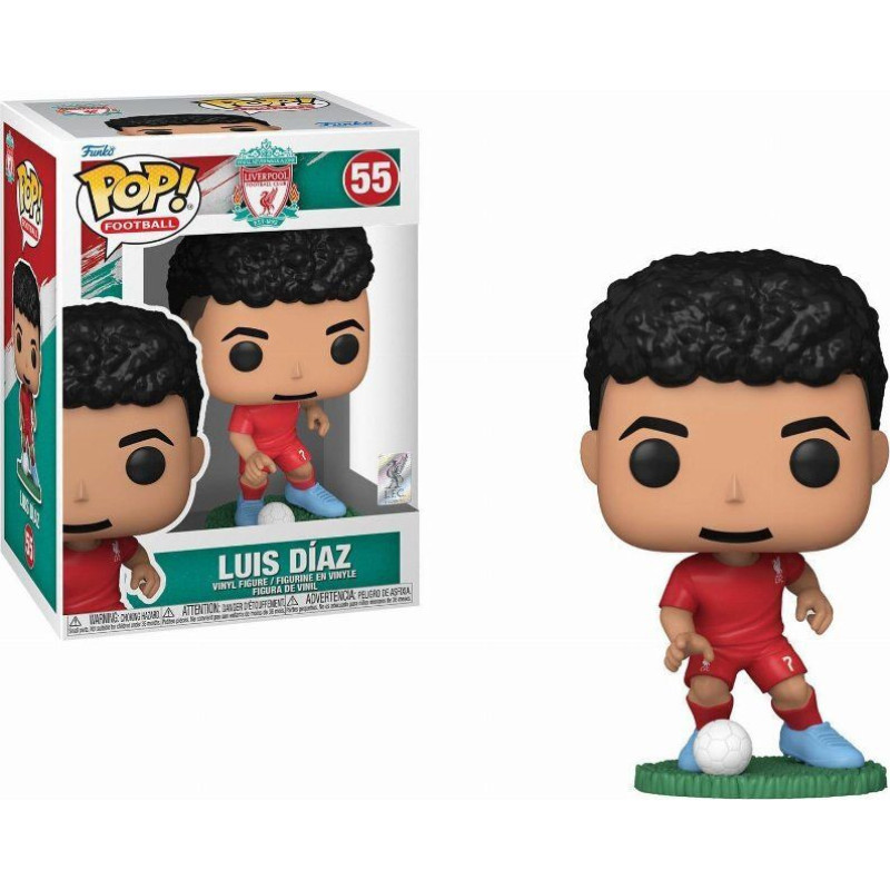 Funko Pop! Football: Liverpool FC - Luis Diaz #55 Vinyl Figure