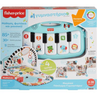 Mattel Fisher-Price®: Εκπαιδευτικό Πάπλωμα Γυμναστήριο - Moυσικό Πιανάκι (HWY55)