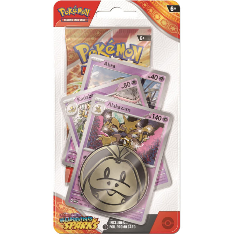 The Pokémon Company International Pokemon TCG: Scarlet  Violet - Surging Sparks Premium Checklane Blister (POK859489)