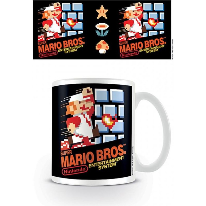 Pyramid Mug Super Mario (NES Cover)