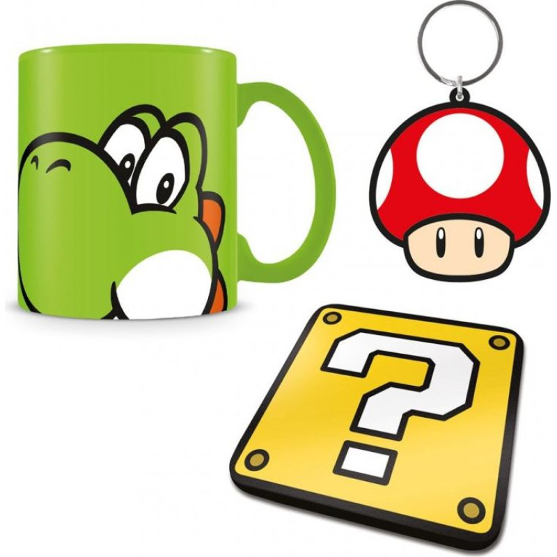 Pyramid Mug Gift Set Super Mario YOSHI EU