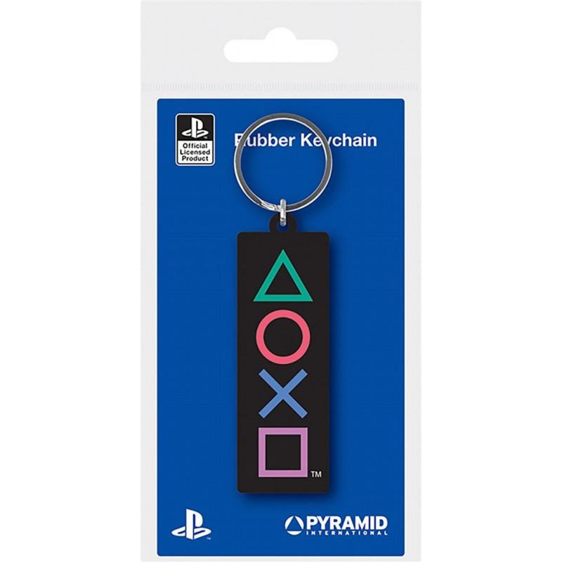 Pyramid CDU Rubber Keychain Playstation (Shapes)