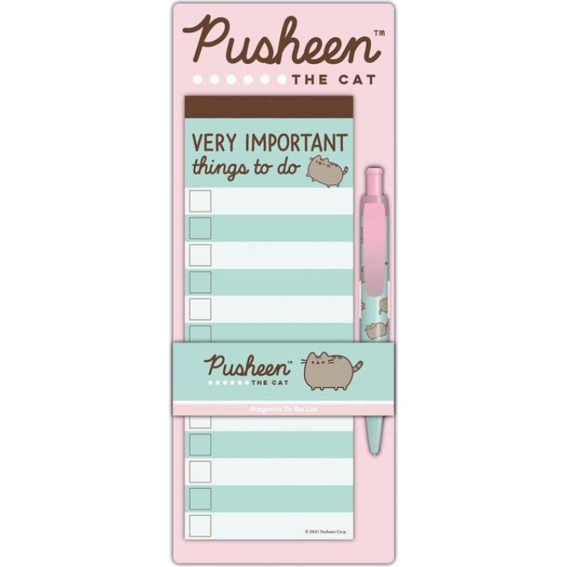 Pyramid Pusheen (Important Things To Do) Magnetic To Do List