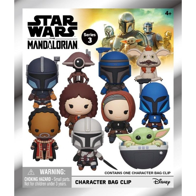 Monogram Products 3D Foam Bag clips display (24 pcs) Mandalorian