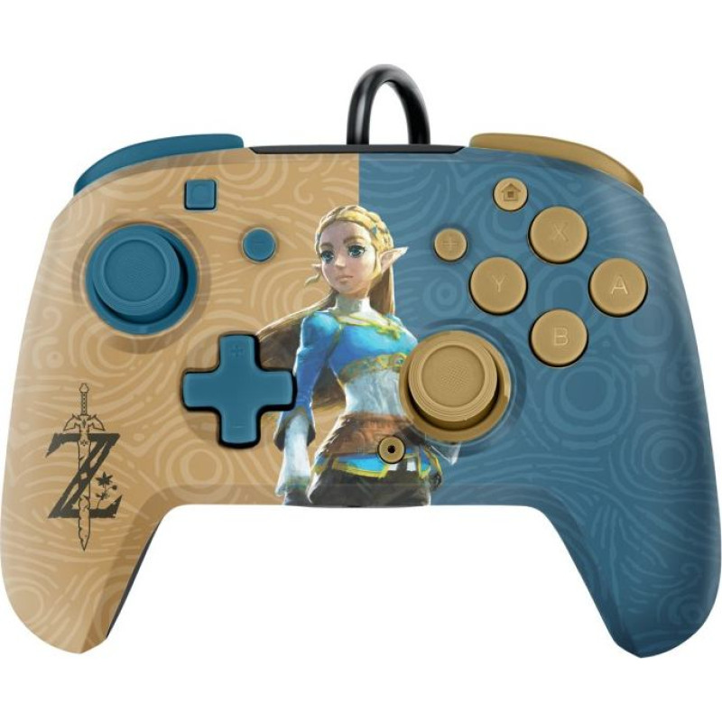 PDP Faceoff Deluxe+ Audio Wired Controller - Zelda Switch