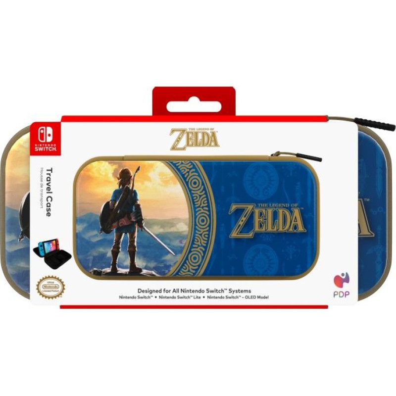 PDP Travel Case - Hyrule Blue Switch