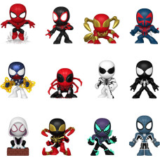 Funko Mystery Minis: Marvel - Spider-Man  (12pcs PDQ) (Blind Box/Random) Bobble-Head Vinyl Figures