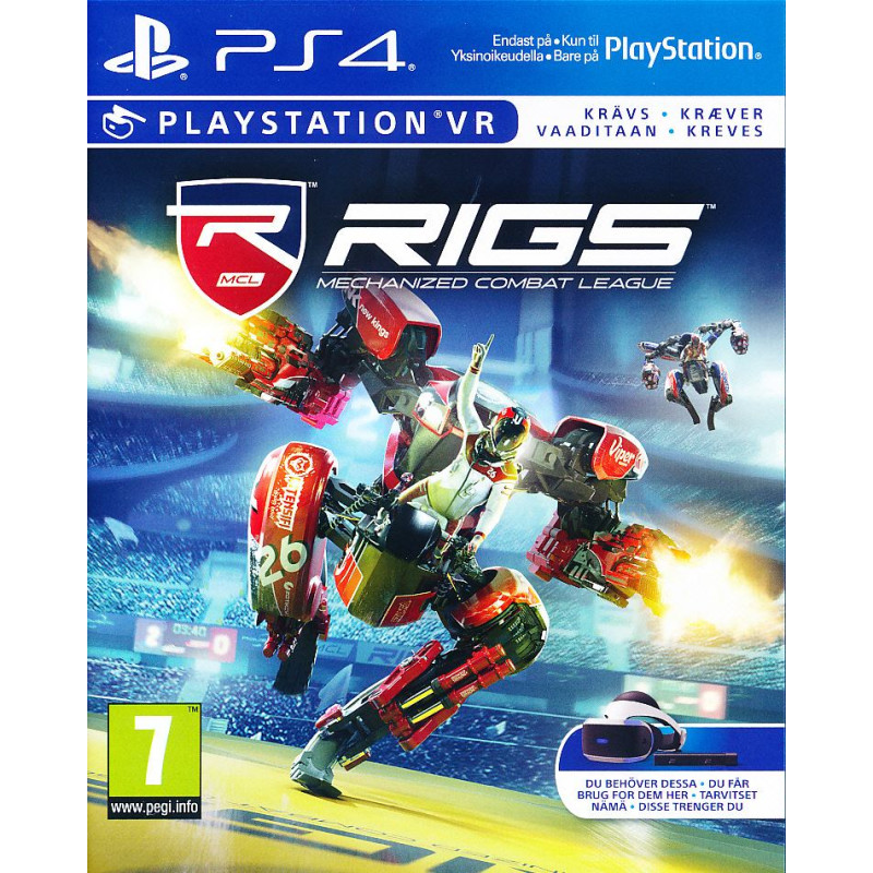 RIGS Mechanized Combat LeagueVR Playstation 4 (PS4) video spēle