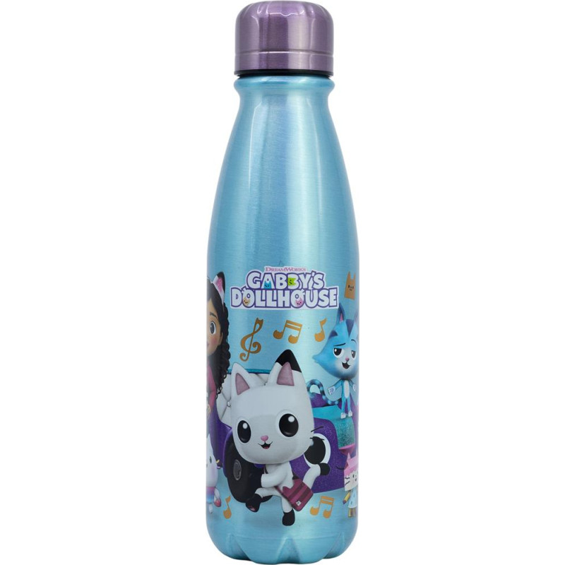 Stor : Gabby Dollhouse - Daily Aluminium Bottle (600ml) (21240)