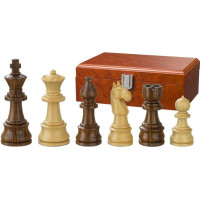 Philos Chess pieces Theoderich, king height 95 mm, in wooden box šaha figūras 2030