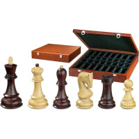 Philos Chess pieces Peter der Große. king height 95 mm, in wooden box šaha figūras 2254