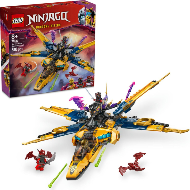 ''Lego'' LEGO® NINJAGO®: Ras and Arin’s Super Storm Jet (71833)