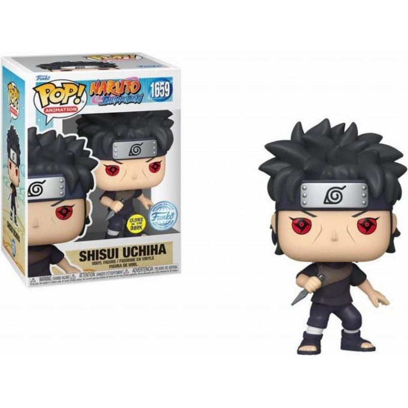 Funko Pop! Animation: Naruto Shippuden - Shisui Uchiha with Kunai (Glows in the Dark) (Special Edition) #1659 Vinyl Figure