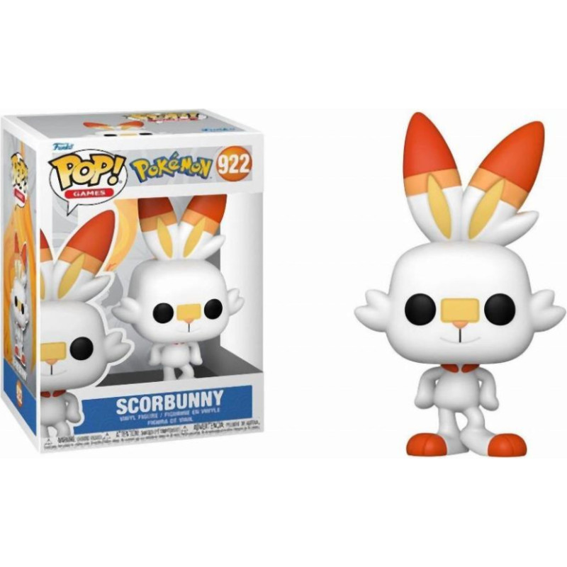 Funko Pop! Games: Pokemon - Scorbunny #922 Vinyl Figure