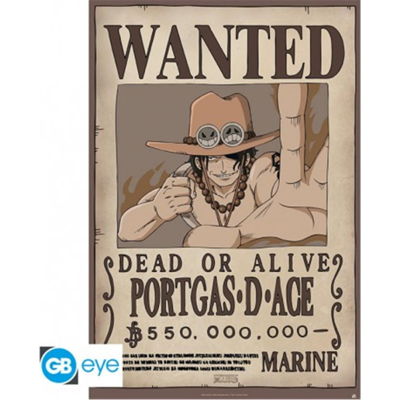 Abysse : One Piece - Wanted Ace Maxi Poster (91.5X61) (ABYDCO410)