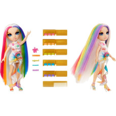 Little Tikes MGA Rainbow High: Design Studio Hair Chalk & Style - Amaya Raine 11” Doll (526780)