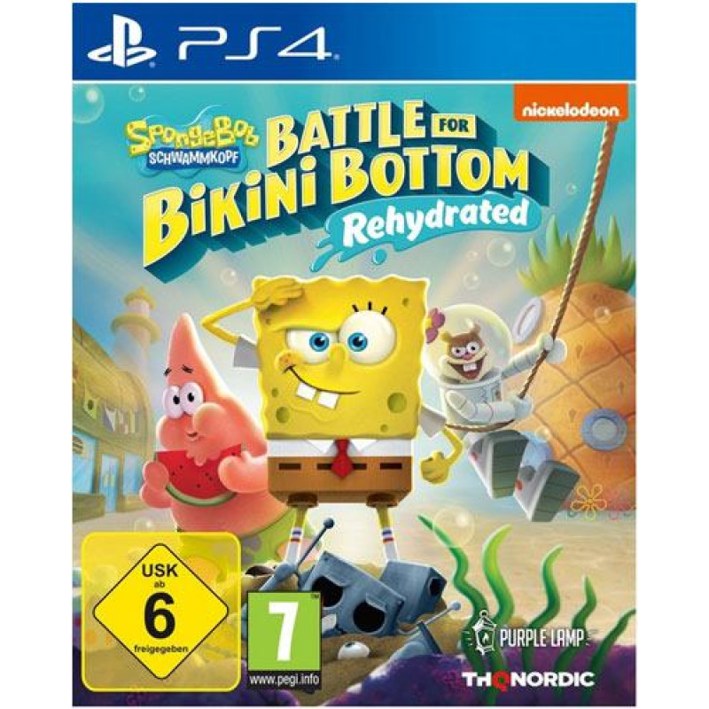 PS4 SpongeBob Battle for Bikini Bottom Rehydrated Playstation 4 video spēle