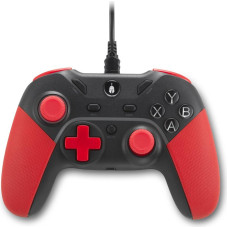 Enarxis Dynamic Media Spartan Gear - Pelekys Wired Controller (compatible with PC and playstation 3) (colour: Black/Red)