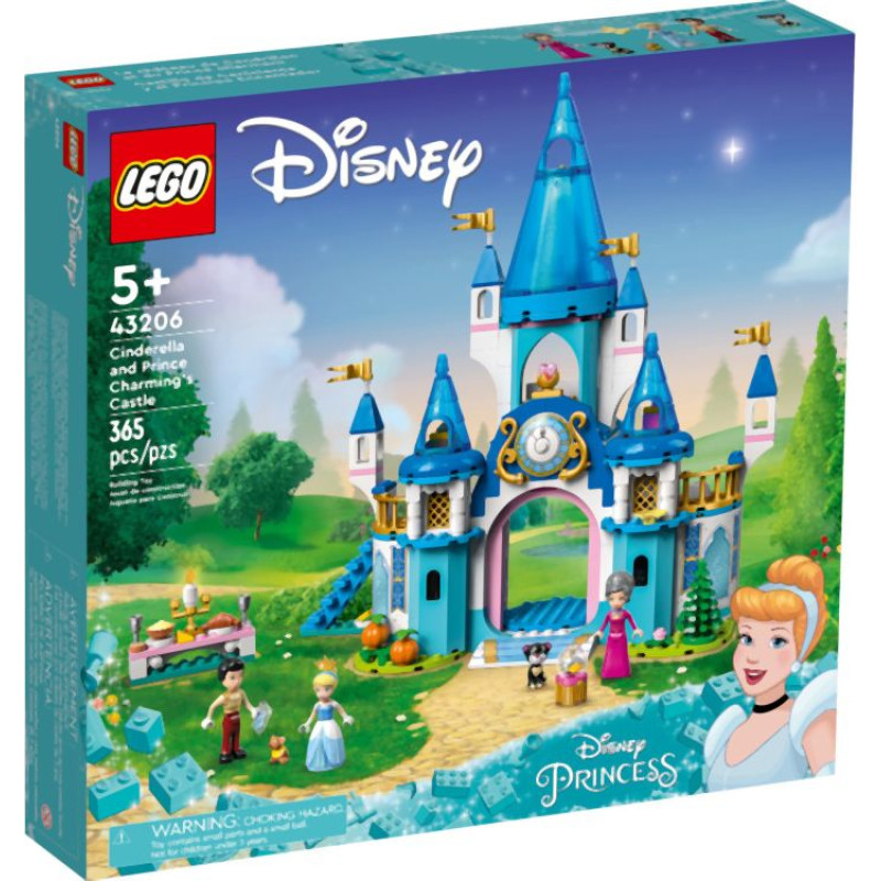 Lego ® Disney Princess™: Cinderella and Prince Charmings Castle (43206)