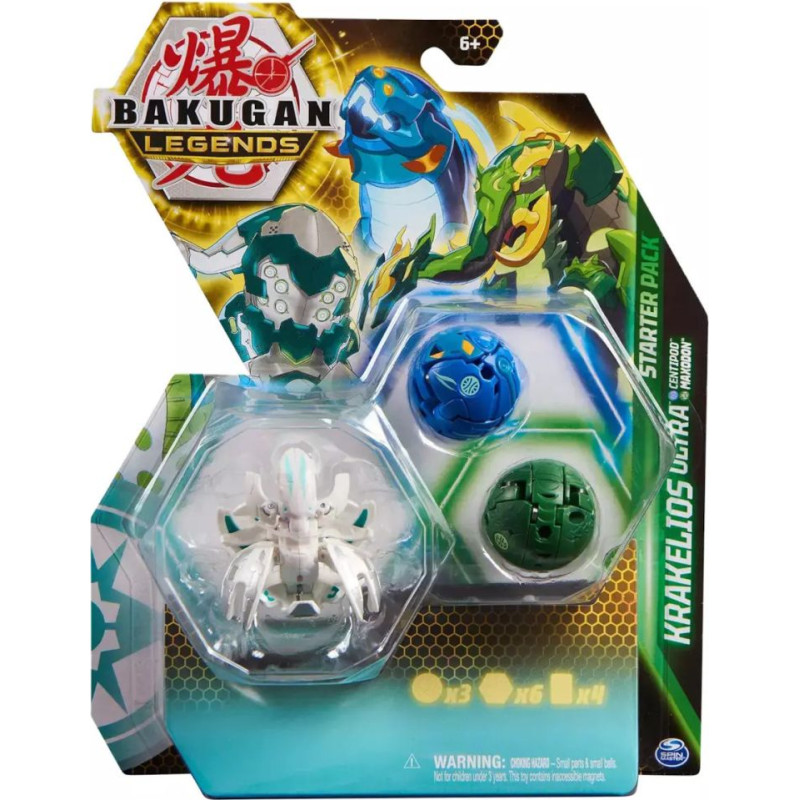 Spin Master Bakugan Legends: Krakelios Ultra - Centipod  Maxodon Starter Pack (20140289)