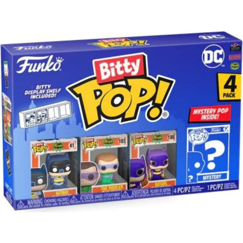 Funko Bitty Pop! 4-Pack: DC - Batman Adam West Vinyl Figures